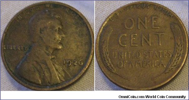1926 1 cent