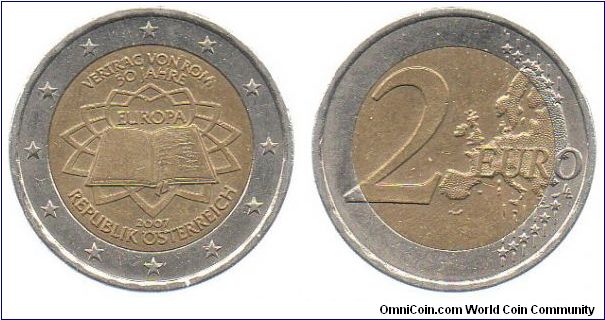 2007 2 Euros - Treaty of Rome