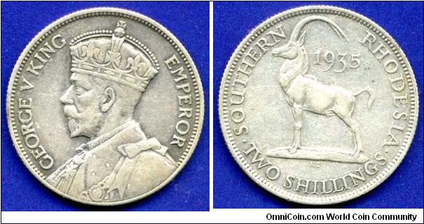 Southern Rhodesia.
George V (1910-1936).


Ag925f. 11,31gr.