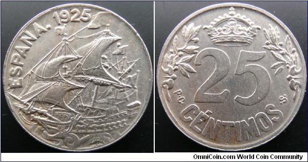 25 Centimos 1925