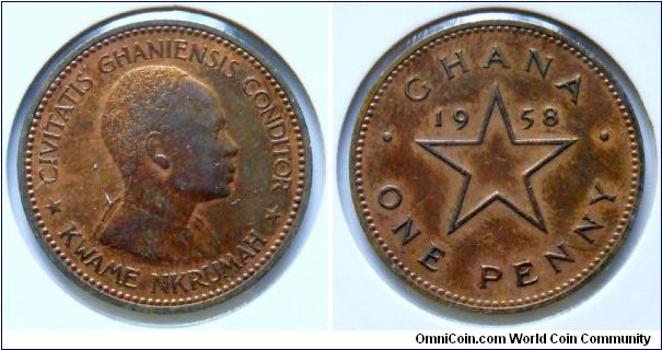 1 penny.
1958