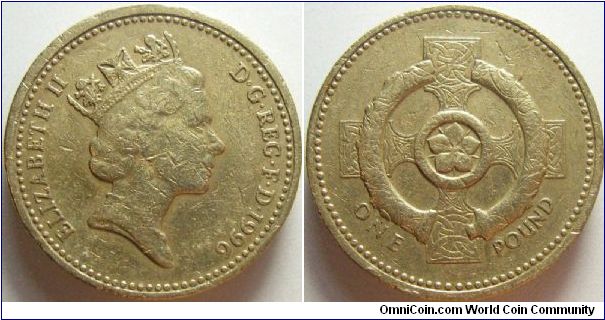 UK 1996 1 pound. Found it circulating in Australia.