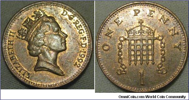 1992 EF penny