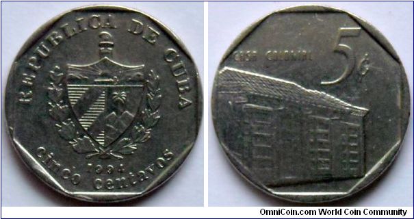 5 centavos.
1994