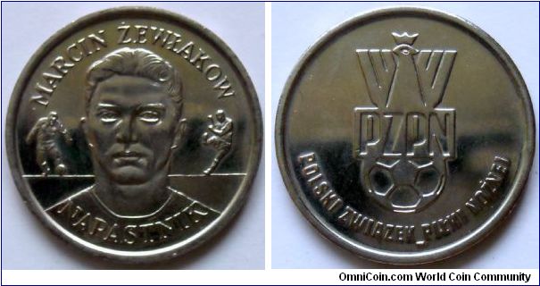 Polish football team token.
Marcin Zewlakow