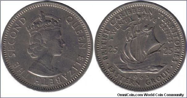 25 Cents
British Caribbean Territories, Eastern Group