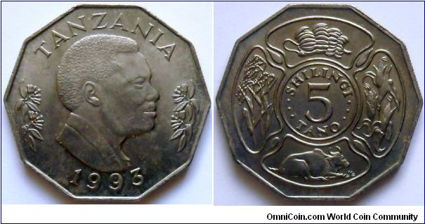 5 shillings.
1993