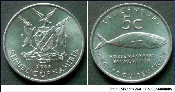 5 cents.
2000, F.A.O.