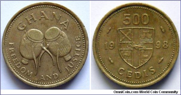 500 cedis.
1998