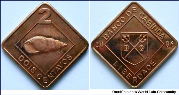 2 centavos.
2006, Cabinda