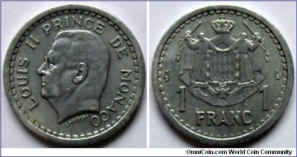 1 franc.
1943