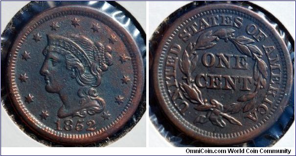 Large  Braided cent, cleaned.