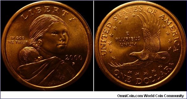 $1 Sacagawea 2000-P