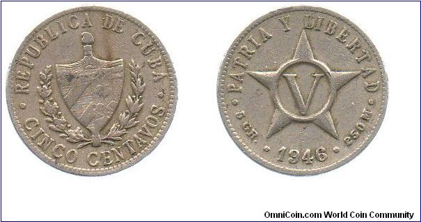 1946 5 centavos