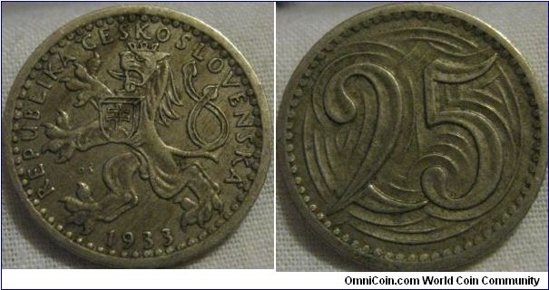 1933 25 halaru nice looking coin