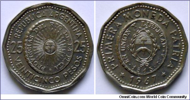 25 pesos.
1967