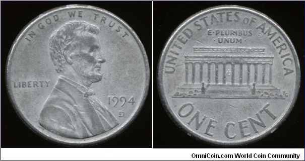 1994-D unplated Cent