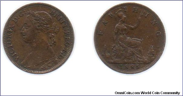 1885 farthing