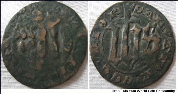 church token from the 14th or 15th century used in france, possibly even a brockage