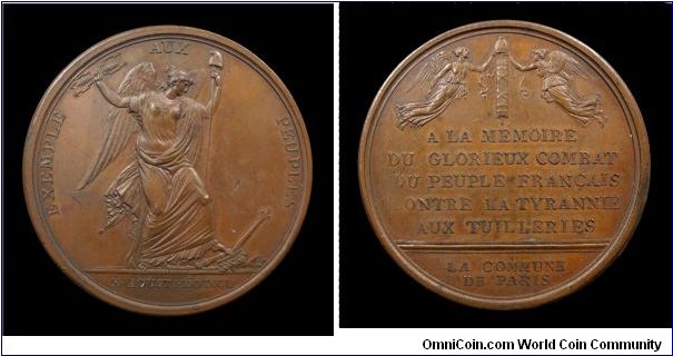 La journée des Tuileries - medal mm. 56