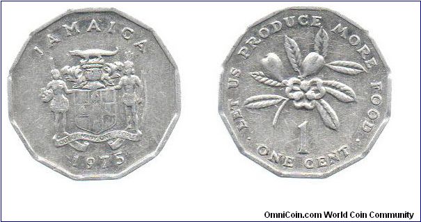 1975 1 cent