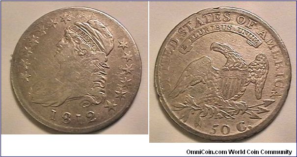 Capped Bust Half Dollar, O.109a