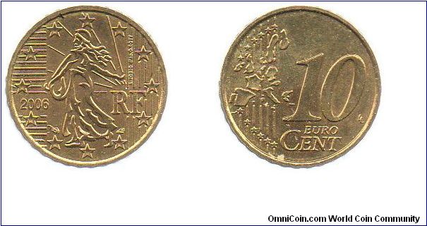 2006 10 Euro cents
