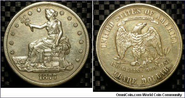 Trade Dollar
One Dollar
Material:Silver