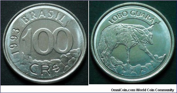 100 cruzeiros reals.
1993