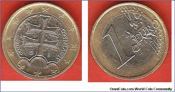 1 euro
bimetal coin