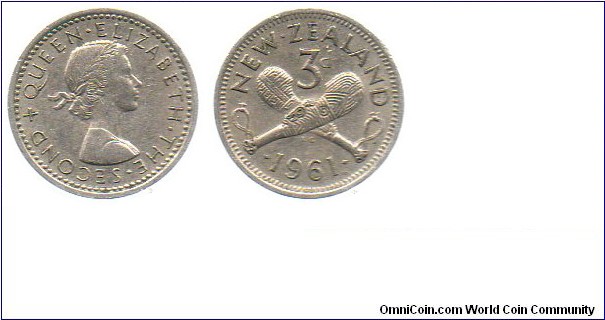 1961 3 pence