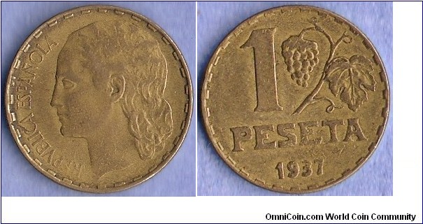 Denominacion: 1 Peseta.