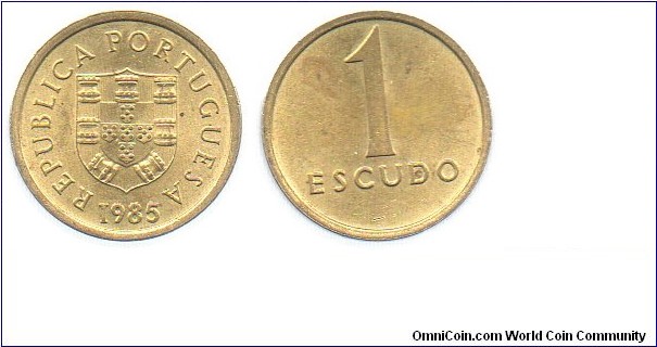 1985 1 Escudo