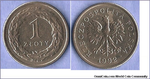Denominacion: 1 Zloty.