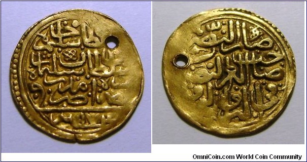 Otoman empire gold coin - help me to identify