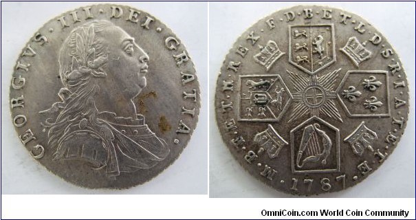 1787 Sixpence