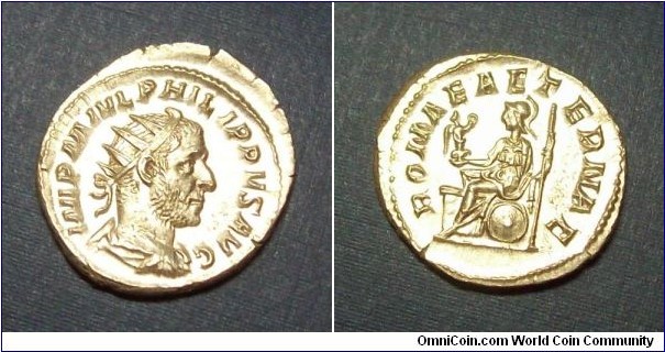 Philip I Antoninianus.

Photo re-shoot