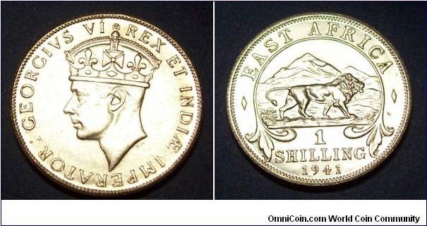 East Africa 1 Shilling 1941