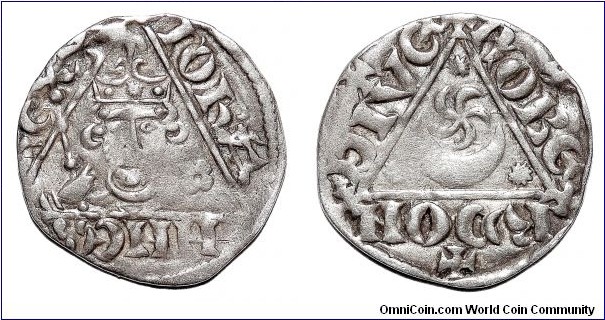 IRELAND~AR Penny 1199-1216 AD. Under King: John of England.