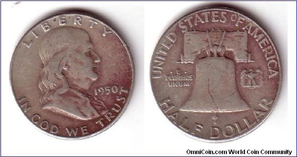 Franklin Silver Half Dollar