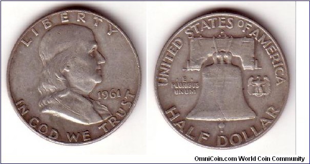 Franklin Silver Half Dollar