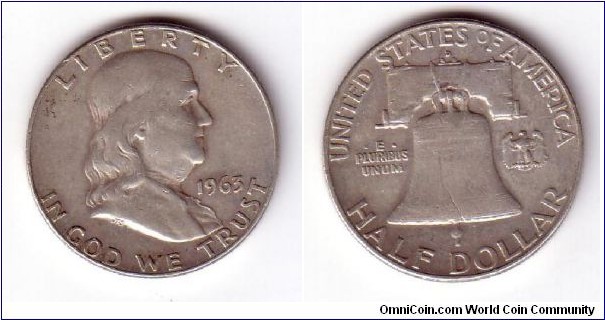 Franklin Silver Half Dollar