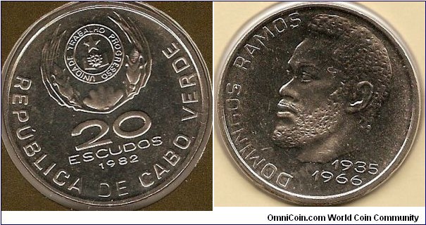 20 escudos
Domingos Ramos
copper-nickel