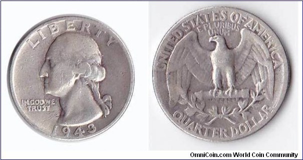 Quarter dollars, Argent