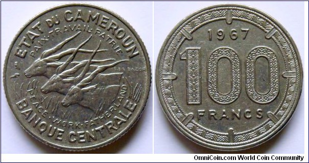 100 francs.
1967