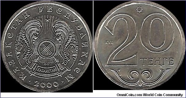 20 Tenge 2000