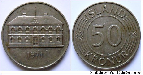 50 kronur.
1971