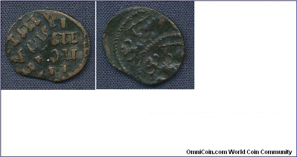 (tsar regime) Poluska (1718-22) no date double strike offcent