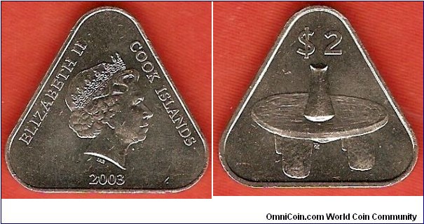 2 dollars
Elizabeth II
copper-nickel
triangle-coin