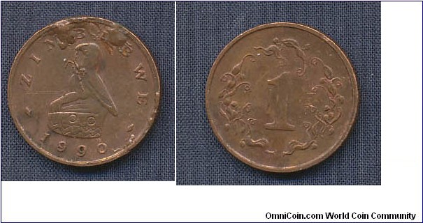 1 Cent with two large cuds